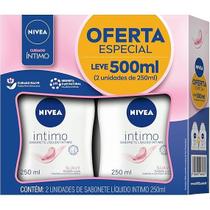 Kit Sabonete Íntimo Nivea Suave pH Equilibrado 2x250ml Frescor Diário