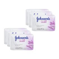 Kit Sabonete Johnson's Care Lavanda 80g c/6un Kit Sabonete Johnson's Care Lavanda 80g c/6un