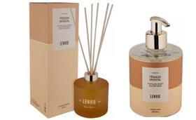 Kit Sabonete Líquido 350ml e Difusor de Aromas 200ml Lenvie