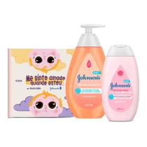 Kit Sabonete Líquido 400ml + Loção Hidratante Johnson's Baby 200ml + Livro Quando Estou Triste