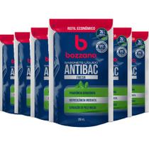 Kit Sabonete Líquido Antibacteriano Bozzano Fresh Refil 200ml - 6 Unidades