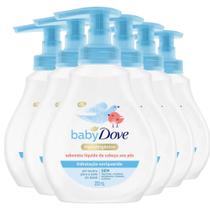 Kit Sabonete Líquido Baby Dove Hidratação Enriquecida 200ml - 6 Unidades