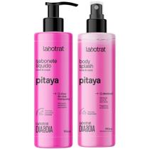 Kit Sabonete Liquido + Body Splash Corpo E Rosto Labotrat Dia A Dia Cheiro De Fruta Pitaya 190ml