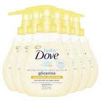 Kit Sabonete Líquido Dove Baby Hidratação Glicerinada 200ml - 6 Unidades - Baby Dove