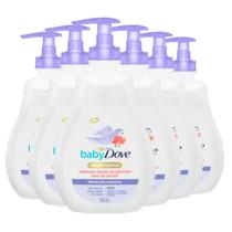 Kit Sabonete Líquido Dove Baby Hidratação Hora De Dormir 400ml - 6 Unidades