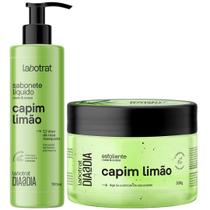 Kit Sabonete Liquido + Esfoliante Corpo E Rosto Labotrat Dia A Dia Cheiro De Fruta Capim 300g Kit Sabonete Liquido + Esfoliante Corpo E Rosto Labotrat Dia A Dia Cheiro De Fruta Capim 300g