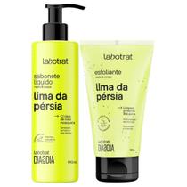 Kit Sabonete Liquido + Esfoliante Corpo E Rosto Labotrat Dia A Dia Cheiro De Fruta Lima 150g Kit Sabonete Liquido + Esfoliante Corpo E Rosto Labotrat Dia A Dia Cheiro De Fruta Lima 150g