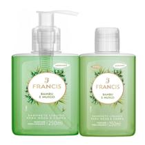 Kit Sabonete Líquido Francis Bambu e Musgo + Refil