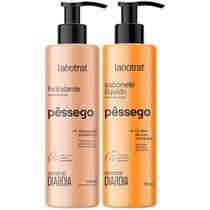 Kit Sabonete Liquido + Hidratante Corpo E Rosto Labotrat Dia A Dia Cheiro De Fruta Pêssego 190ml Kit Sabonete Liquido + Hidratante Corpo E Rosto Labotrat Dia A Dia Cheiro De Fruta Pêssego 190ml