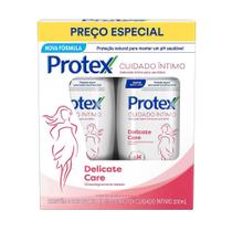 Kit Sabonete Líquido Íntimo Delicate Care Feminino Protex 2x200ml