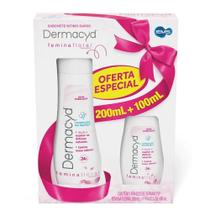 Kit Sabonete Líquido Íntimo Dermacyd Floral 200ml + 100ml Kit Sabonete Líquido Íntimo Dermacyd Floral 200ml + 100ml