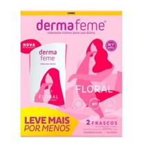 Kit sabonete Liquido Intimo Dermafeme Floral 2 Frascos de 200Ml Kit sabonete Liquido Intimo Dermafeme Floral 2 Frascos de 200Ml
