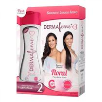 Kit sabonete líquido íntimo dermafeme floral 2 unidades de 200ml - Cimed Kit sabonete líquido íntimo dermafeme floral 2 unidades de 200ml - Cimed