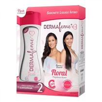 Kit sabonete líquido íntimo dermafeme floral 2 unidades de 200ml - Cimed