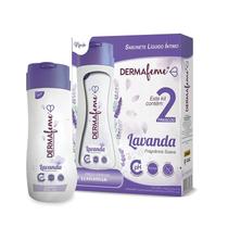 Kit Sabonete Líquido Íntimo Dermafeme Lavanda 2 Unidades