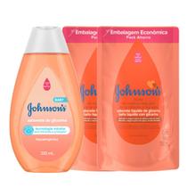 Kit Sabonete Líquido Johnson's Baby Cabeça aos Pés: 2 Refil 180ml + 1 Sabonete líquido 200ml