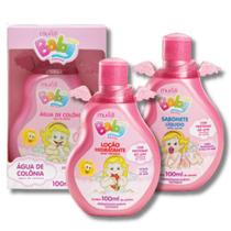 Kit Sabonete líquido + Lo Hidratante + Colônia Muriel Baby Menina Original