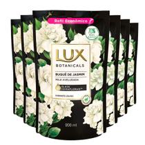 Kit Sabonete Líquido Lux Refil Botanicals De Jasmim 200ml 6 Unidades Kit Sabonete Líquido Lux Refil Botanicals De Jasmim 200ml 6 Unidades