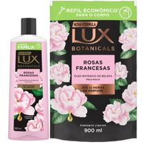 Kit Sabonete Líquido Lux Rosas Francesas Pele Macia Botanicals + Refil 900ml Kit Sabonete Líquido Lux Rosas Francesas Pele Macia Botanicals + Refil 900ml