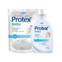 Kit Sabonete Liquido Protex Baby 200Ml Com 1 Refil Kit Sabonete Liquido Protex Baby 200Ml Com 1 Refil