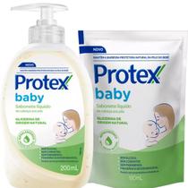 Kit Sabonete Líquido Protex Baby Glicerina de Origem Natural e Refil Kit Sabonete Líquido Protex Baby Glicerina de Origem Natural e Refil