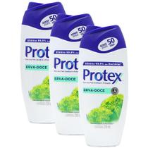 Kit Sabonete Líquido Protex Erva Doce 250ml com 3 unidades