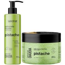 Kit Sabonete Liquido + Sais Corpo E Rosto Labotrat Dia A Dia Cheiro De Fruta Pistache 190ml