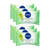 Kit Sabonete Nivea Erva Doce 85g c/6un