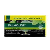 Kit Sabonete Palmolive Naturals Argila e Eucalipto Com 6 Unidades 85g Cada