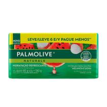 Kit Sabonete Palmolive Naturals Melancia e Lichia Com 6 Unidades 85g Cada Kit Sabonete Palmolive Naturals Melancia e Lichia Com 6 Unidades 85g Cada