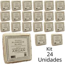 Kit Sabonete Realgems Linha Florence Blanc Fragrância Argan Em Barra De 20g Para Hotel Pousada