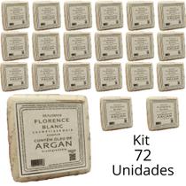 Kit Sabonete Realgems Linha Florence Blanc Fragrância Argan Em Barra De 20g Para Hotel Pousada