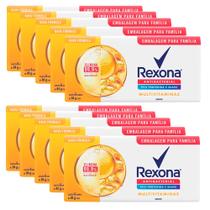 Kit Sabonete Rexona Antibacterial Multivitaminas Com 6 Sabonetes 84g - Com 10 Unidades - Lux