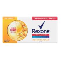 Kit Sabonete Rexona Antibacterial Multivitaminas Com 6 Unidades 84g