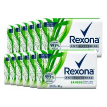 Kit Sabonete Rexona Bamboo Fresh 84g - 12 Unidades Kit Sabonete Rexona Bamboo Fresh 84g - 12 Unidades