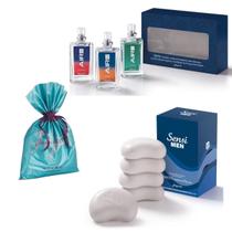 Kit Sabonete Sensi Men + Estojo Aire 3X25Ml - Jequiti