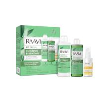 Kit Sabonete Tônico Hidratante Facial Rotina Skin Care Raavi