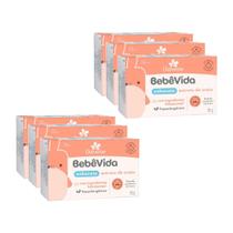 Kit Sabonete Vegetal Davene Bebê Vida Extrato de Aveia 90g c/6un