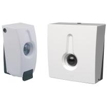 Kit SABONETEIRA 800ml Suporte + TOALHEIRO Dispenser Papel Toalha - Sabonete Líquido / Álcool Gel 800ml SuperPro Bettanin