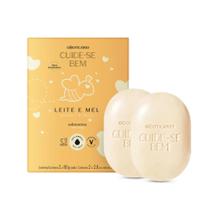 Kit Sabonetes Em Barra Cuide-se Bem Leite e Mel 2x80g cada