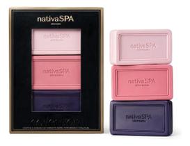 Kit Sabonetes em Barra Nativa Spa Collection 3 itens Kit Sabonetes em Barra Nativa Spa Collection 3 itens