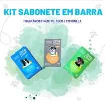 Kit sabonetes em barra três fragrâncias