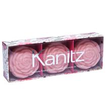 Kit sabonetes kanitz flores rosa (3sab) 70g