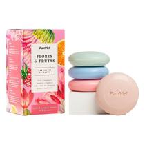 Kit Sabonetes Panvel Flores E Frutas 4 Unidades 90g Cada Kit Sabonetes Panvel Flores E Frutas 4 Unidades 90g Cada