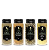 Kit Sabores das Arábias - Pimenta Síria, Zaatar, Cominho pó e Hortelã - Spice Forest