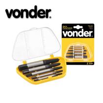 Kit Saca Parafusos Vonder 05 Peças Aço Cromo Molibdênio