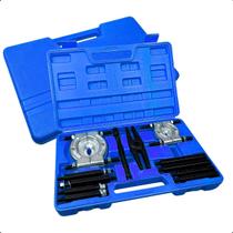 Kit Saca Rolamento Automotivo Universal 12 Peças 30 a 75mm Extrator Rolamentos Alternador Câmbio com Maleta Aço Forjado Profissional