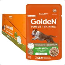 Kit Sachê 20un Ração Úmida Golden Power Training Cães 85g