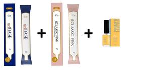Kit sache - gel base e classic pink + primer acido