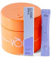 Kit Sachê Gel Construtor Unha 14g Blanc + Pote Laranja Volia Kit Sachê Gel Construtor Unha 14g Blanc + Pote Laranja Volia